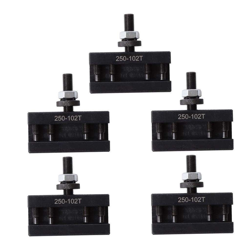 5Pcs Quick Change Tool Post Holder for AXA 250-102XL (Oversize 5/8")