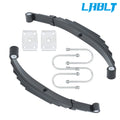Single Trailer Axle Suspension Kit for 3500lbs (7000lbs) 6 Leaf Spring & Ubolt+Hanger