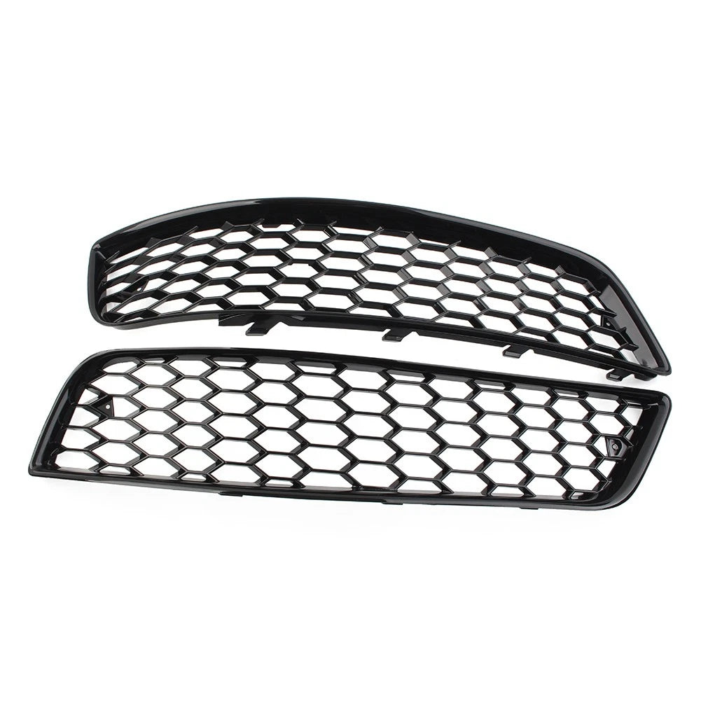 Front Bumper Honeycomb Fog Light Grille Cover for Audi A3 8P (2009–2013)