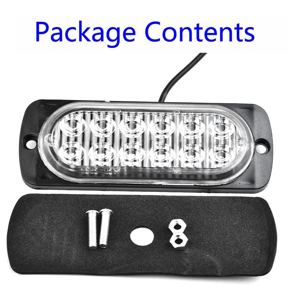 12-LED Safety Light for Car Truck (36W, Dust Proof)
