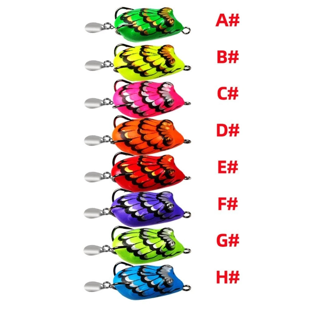 Topwater Frog Lure for Bass and Snakehead (4cm, 5g, Weedless)