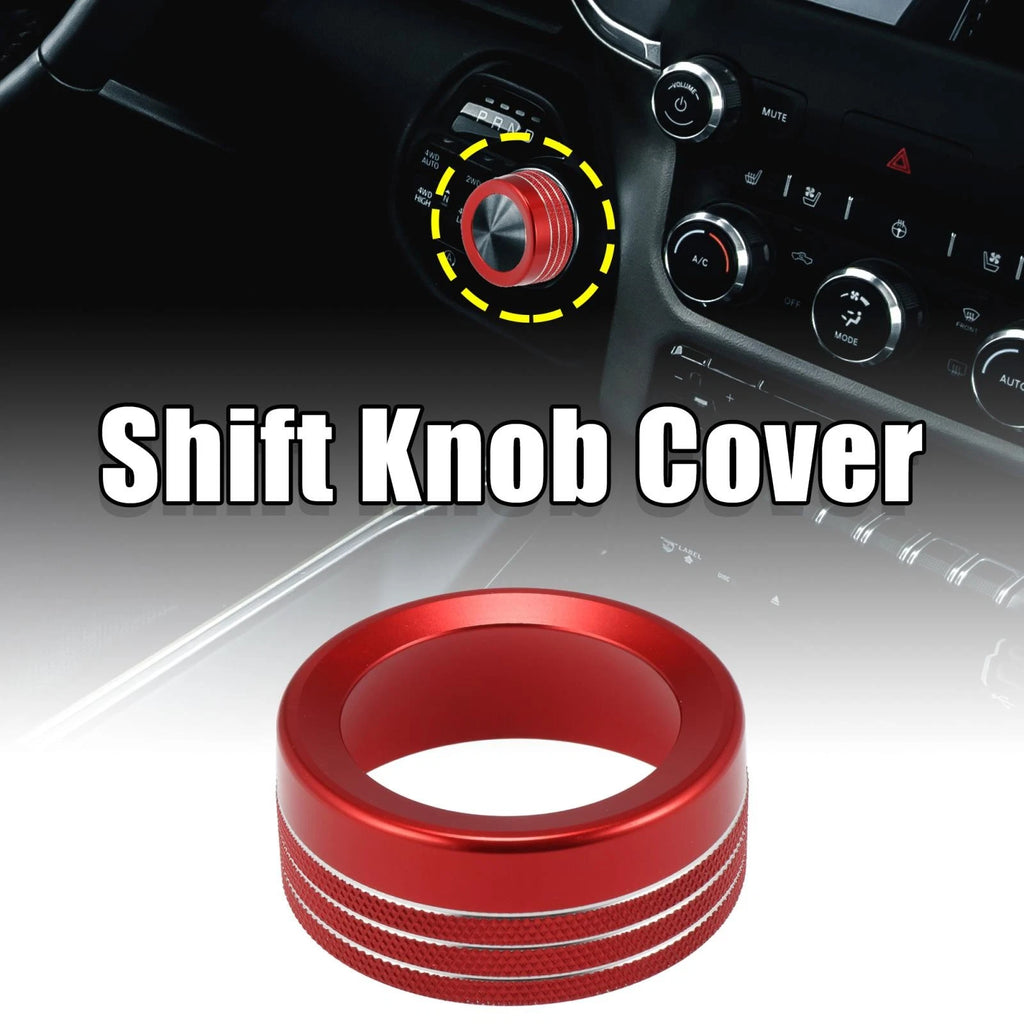 Gear Shift Switch Knob Cover for Dodge Ram 2013–2017 Red Replacement