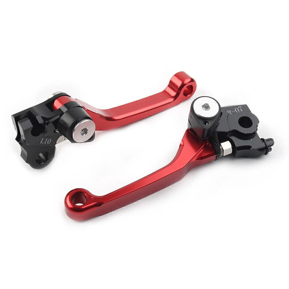 Brake Clutch Levers Pivot for Honda CRF250R CRF450R (2007–2022) RED
