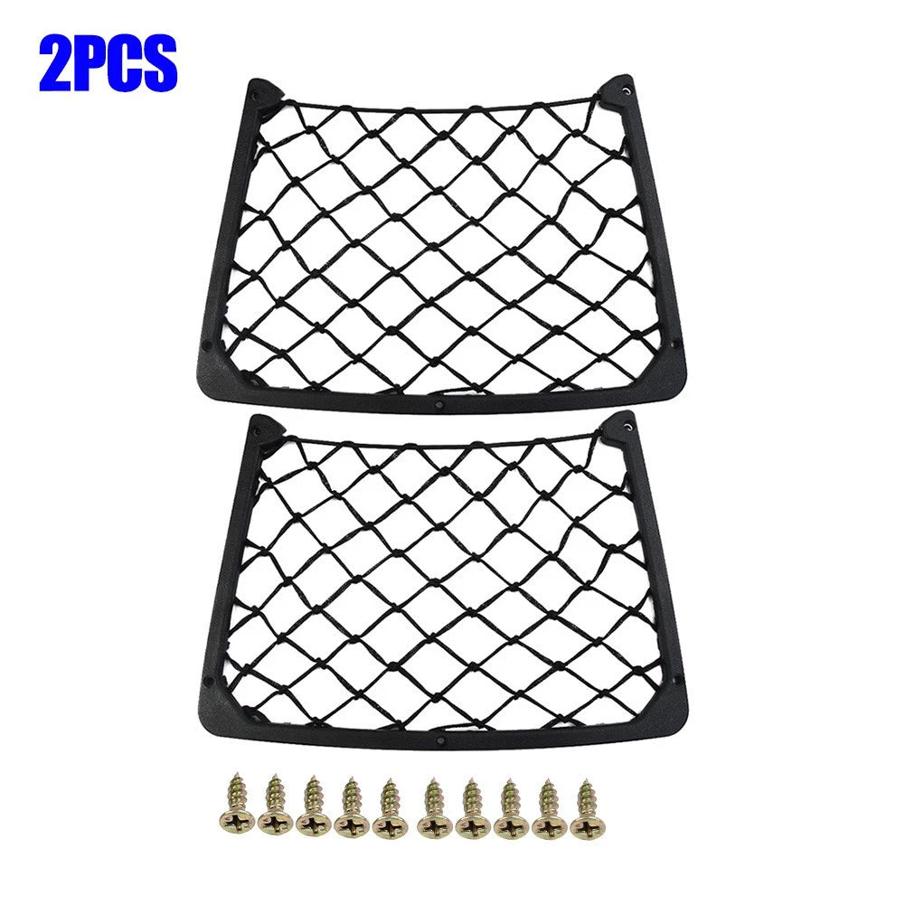 2X Cargo Elastic Trunk Storage Net Bag for Car Seat Organizer