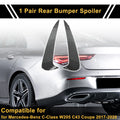 Rear Bumper Spoiler Pair Replacement for Mercedes-Benz C-Class W205 C43 (2015–2021)