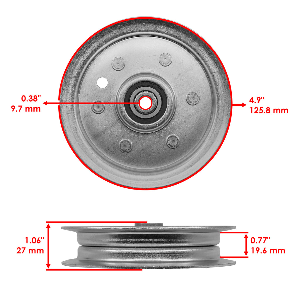 Deck Pulley Replacement for Cub Cadet Z-Force 48 in Zero Turn (2005–2015)