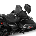 Driver Passenger Seat Backrests Pad for Harley Touring Electra Glide (2009–2023)