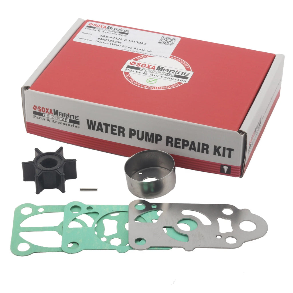 Water Pump Repair Service Kit for Mercury Mariner Outboard (8M0080264)