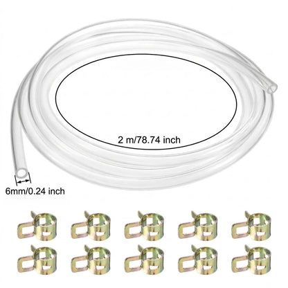 6mm Fuel Hose for Automotive Applications (Flexible, Fuel Resistant)