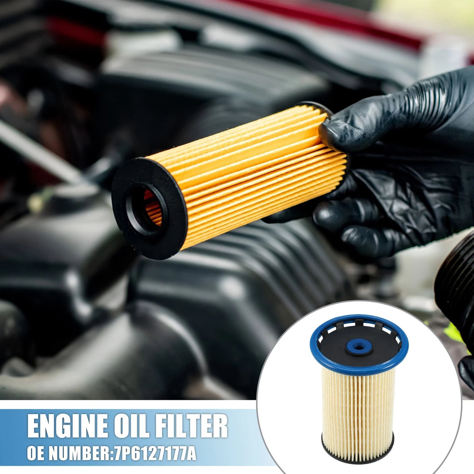 Engine Oil Filter with O Ring Replacement for Volkswagen Touareg (2004–2018)