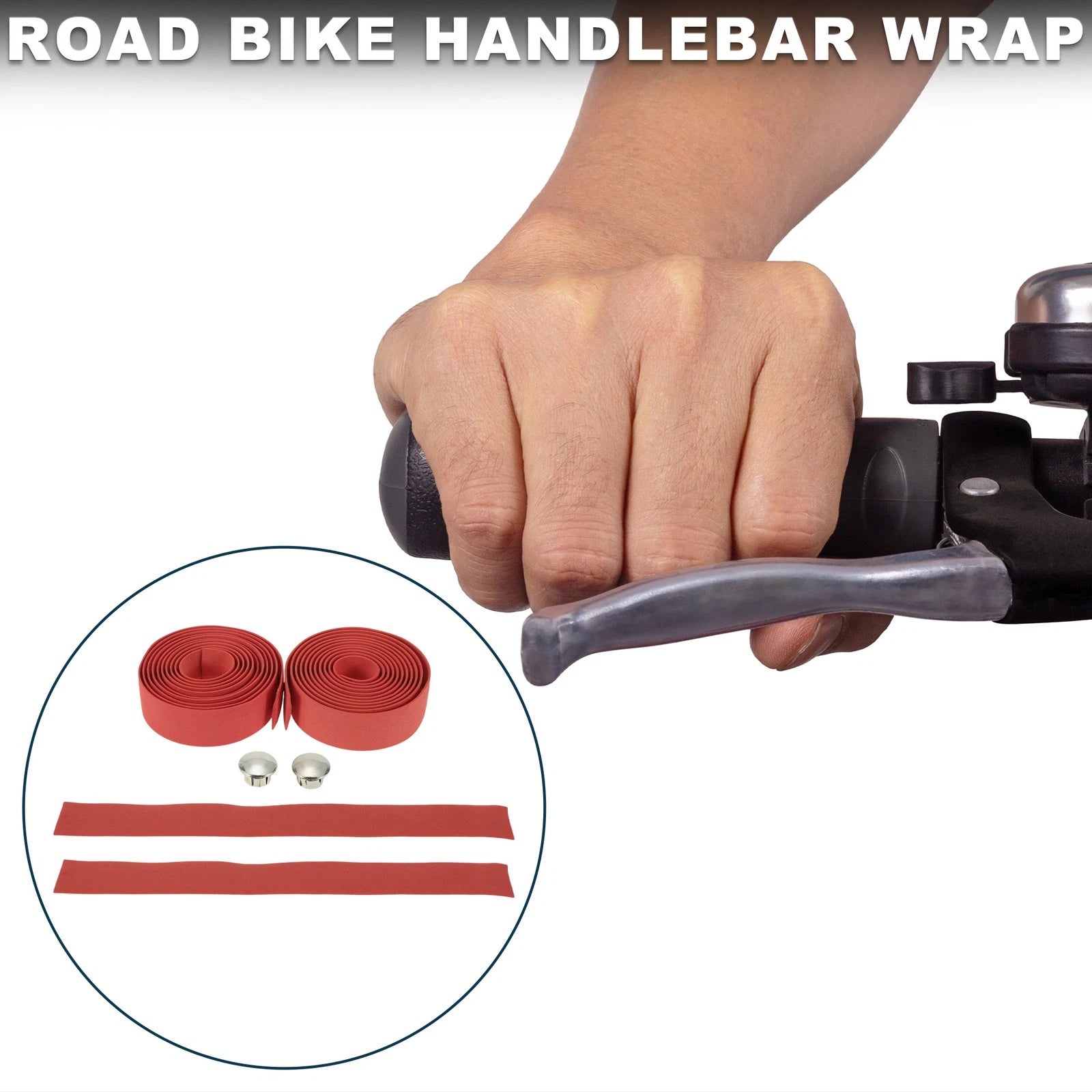 Handlebar Tape Non-Slip Grip Tape for Universal Bicycle 1 Pair
