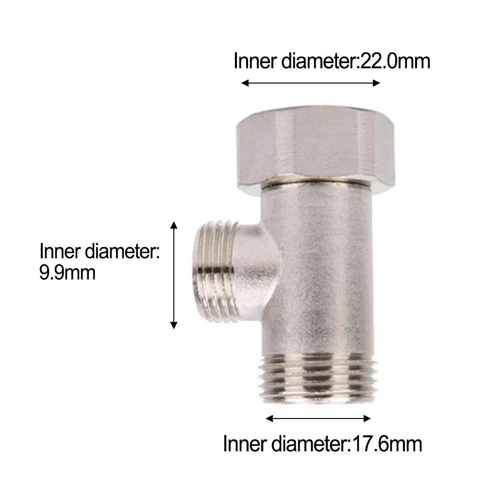 3 Way T Valve Bidet Adapter for Plumbing System