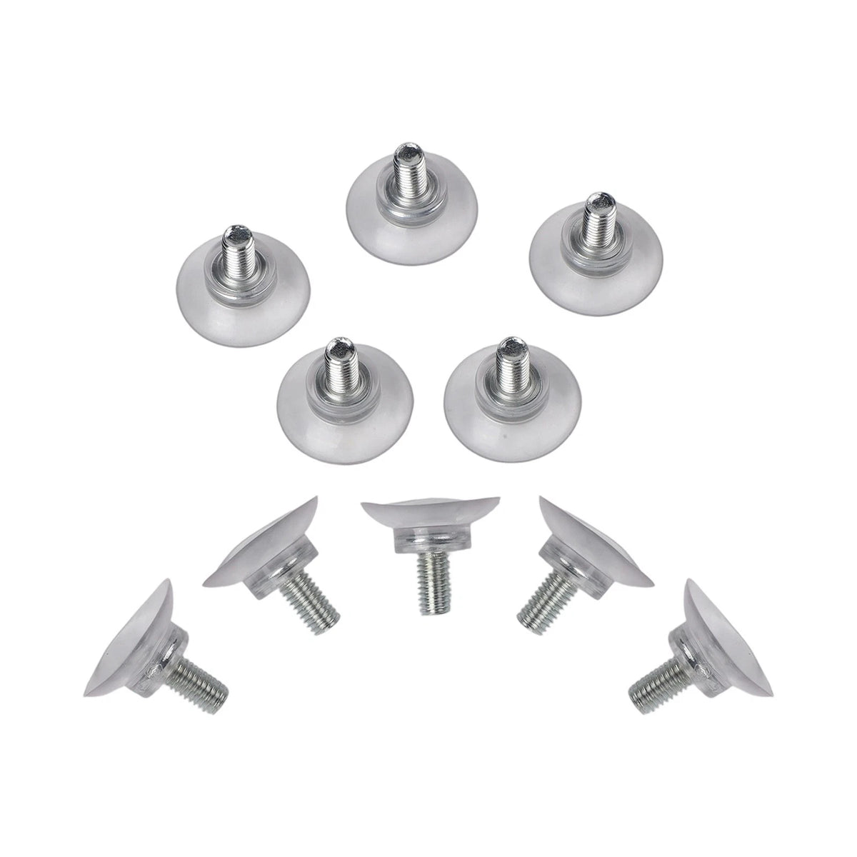 Set of 4 Rubber Suction Hooks for Automotive Accessories