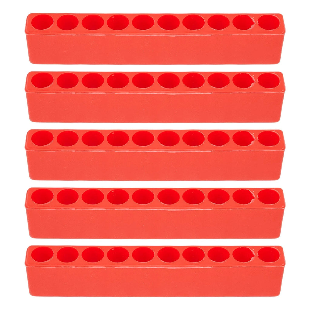 5X Bit Holder 10 Hole 1/4" Hex Shank for Screwdriver Storage