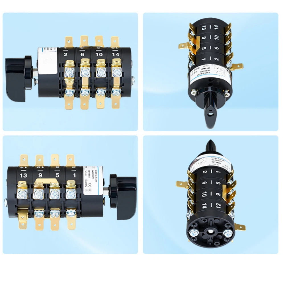Rotary Combination Switch HZ5B-20/4.CCC for AC380V (3 Position 4 Section)