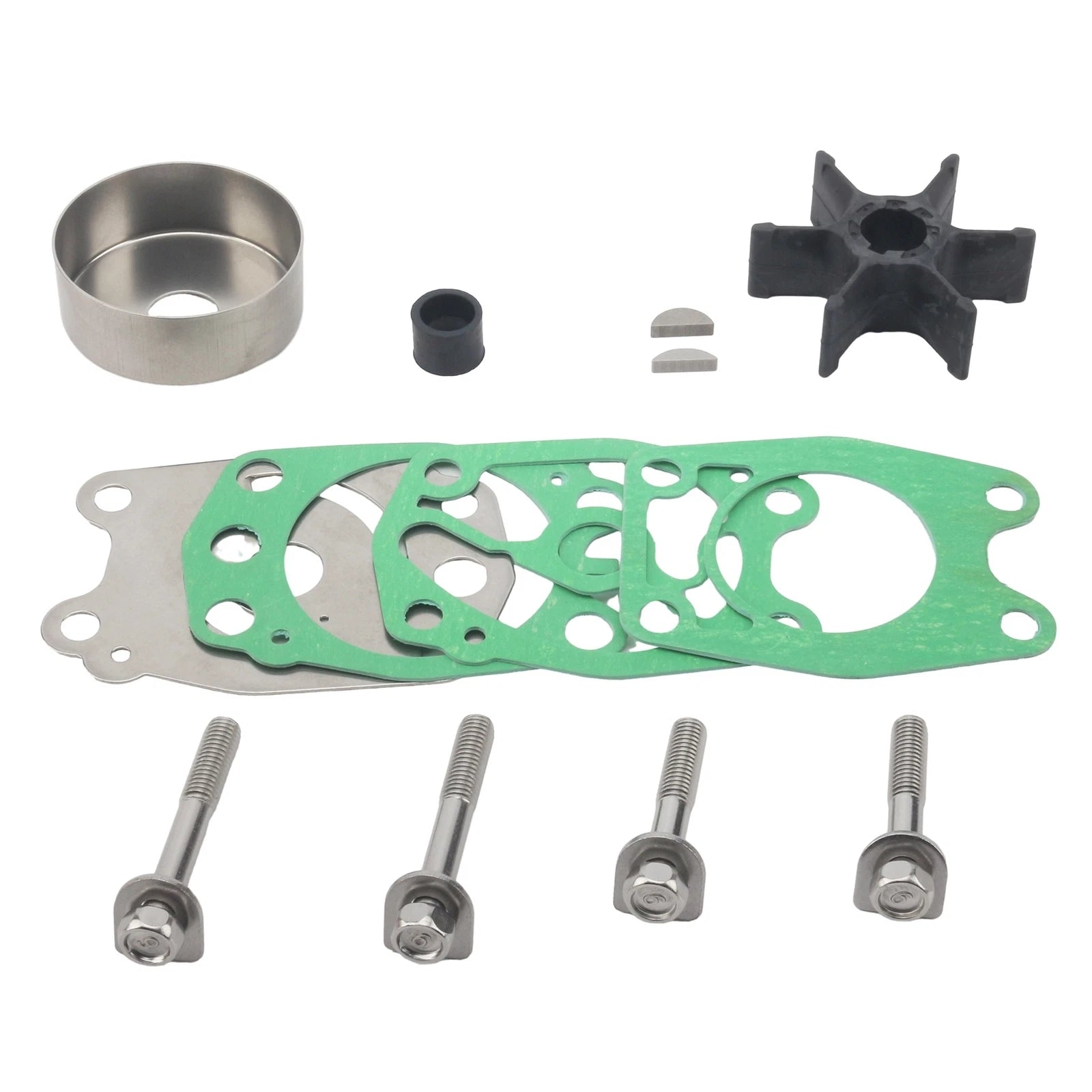 Water Pump Repair Service Kit for Yamaha Outboard (6F5-W0078-00, 6F5-W0078-A0)