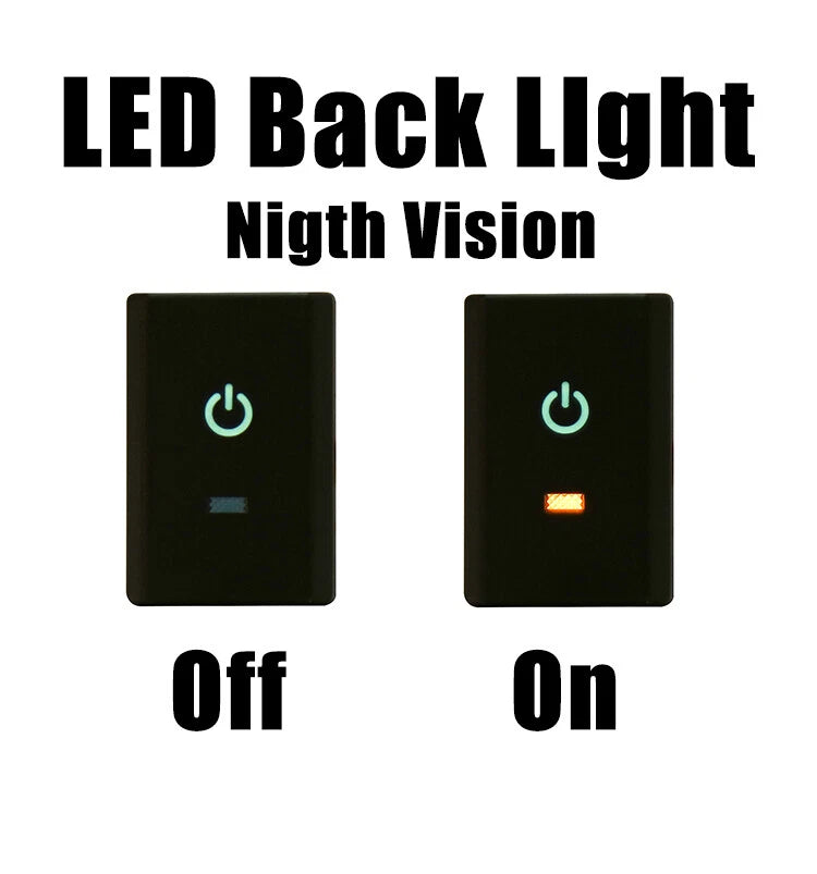1x Black LED Dashboard Display Right Switch Button for Ford Transit Custom (2012–2017)