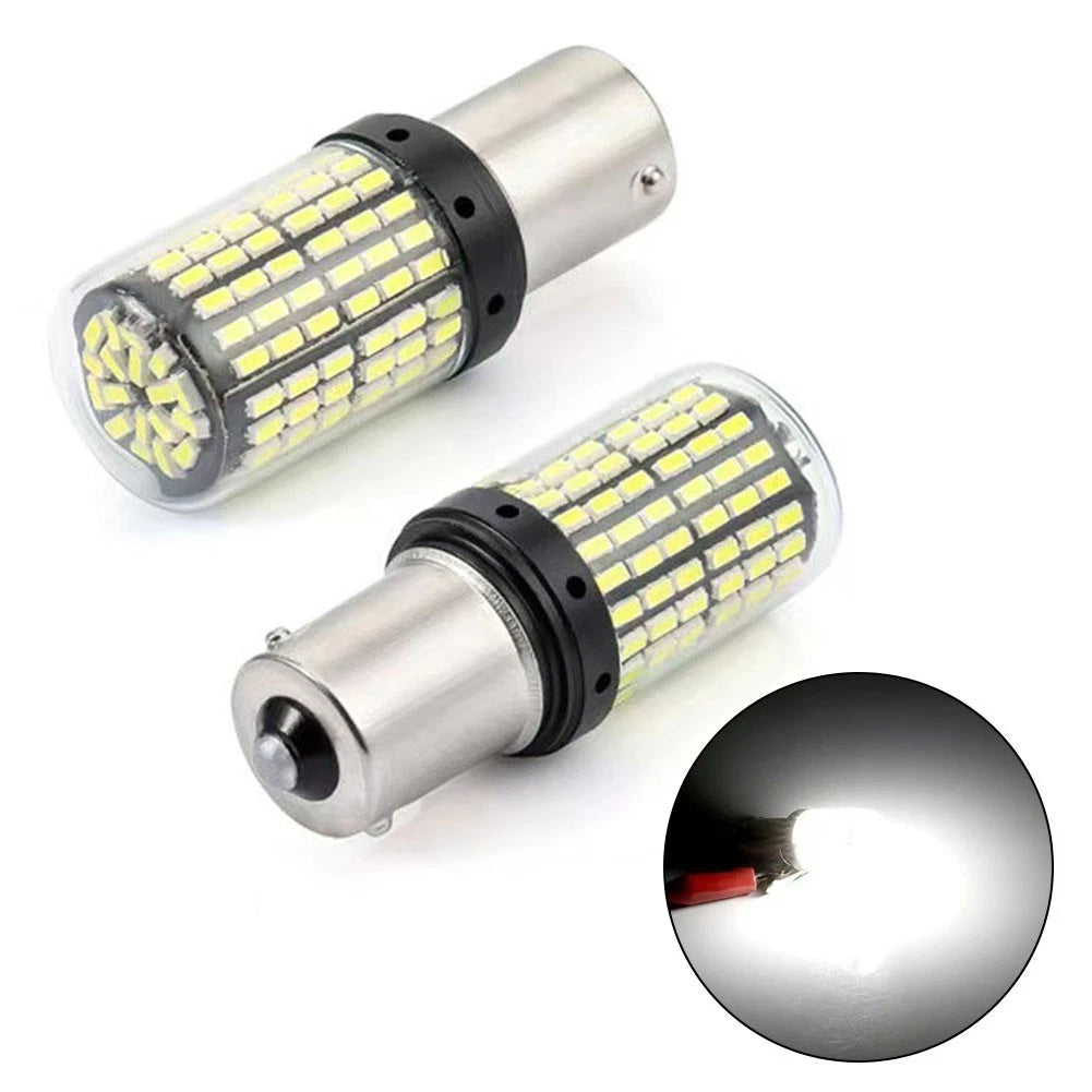 2X LED Tail Light 1156 144SMD for Brake Reverse Lamp