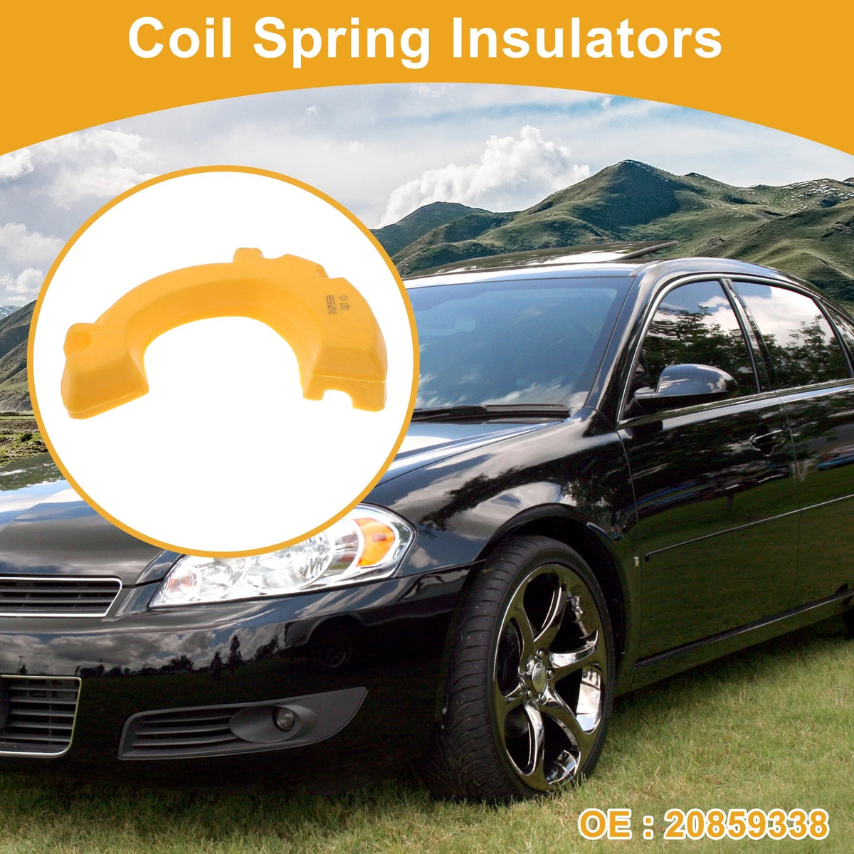 Front Lower Coil Spring Insulators OEM for Chevrolet Impala 2014–2020