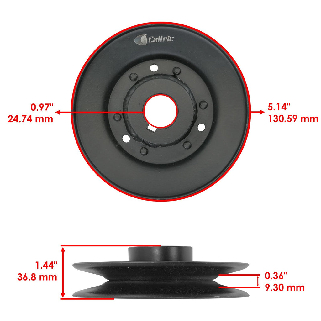 Deck Spindle Pulley 48 Inch Replacement for Bad Boy Walk Behind (2018–2023)