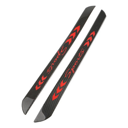 4Pcs Carbon Fiber Car Door Sill Cover Panel Protector for Universal Fit