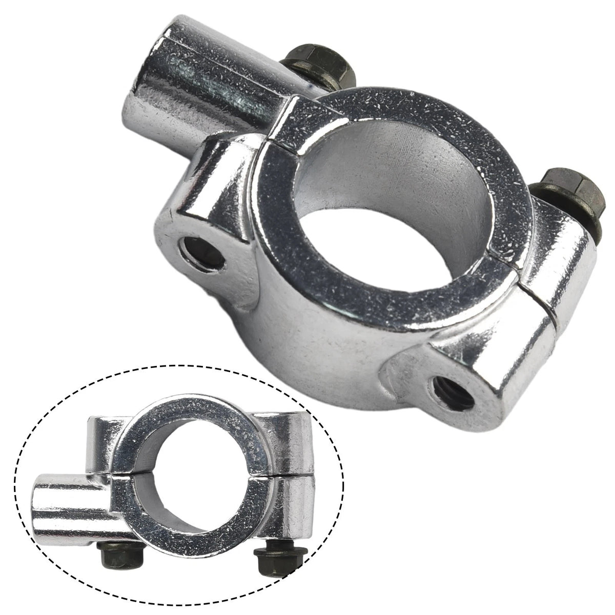 Mirrors Mount Holder Motorcycle Aluminum Alloy Clamps Convenient Handlebar