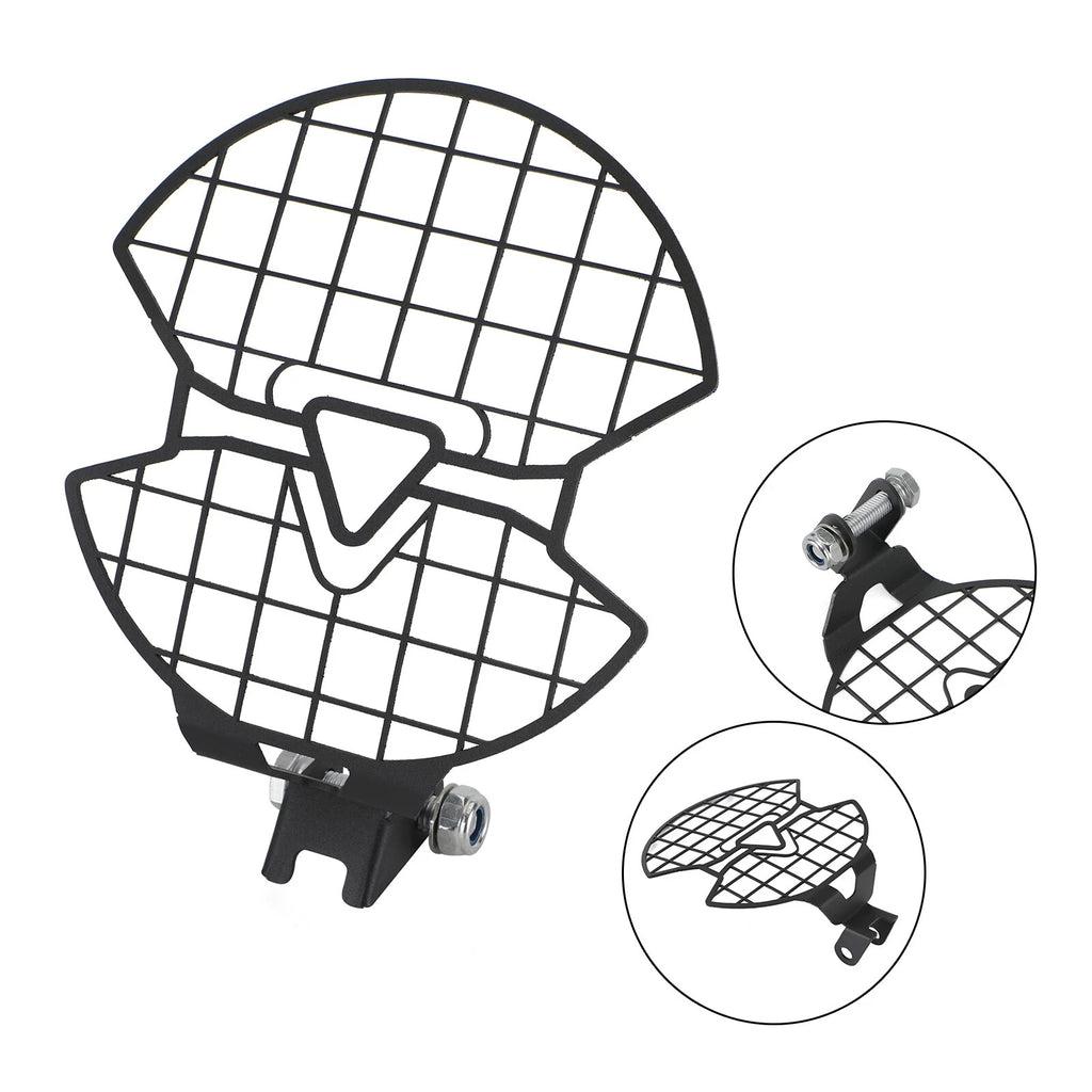 Front Headlight Guard Cover for TR Trident 660 (2020–2022) T9 Black
