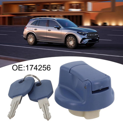 40mm Blue Locking Fuel Tank Cap for Truck