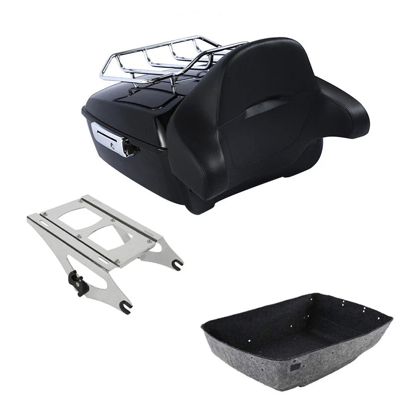 King Trunk Rack Backrest for Harley Touring Road King Glide (2014–2026)