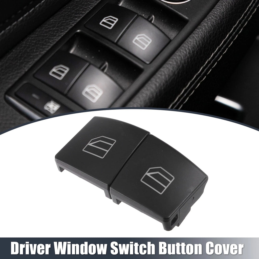 2pcs Left Right Window Lift Switch Button Cover Replacement for Mercedes GLE500 (2016–2019)