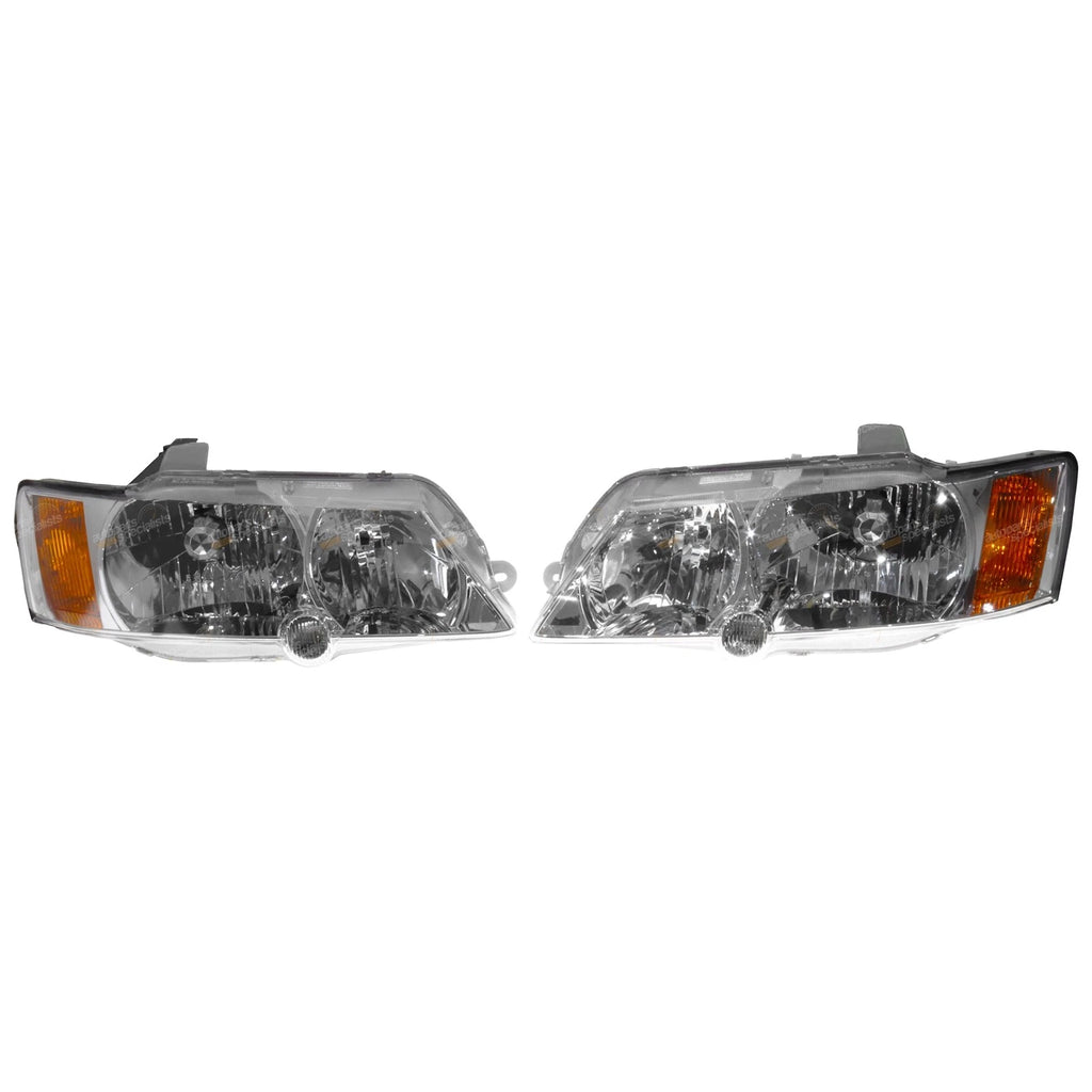 2X Chrome Headlights Pair for Holden Commodore VY (2003–2005)