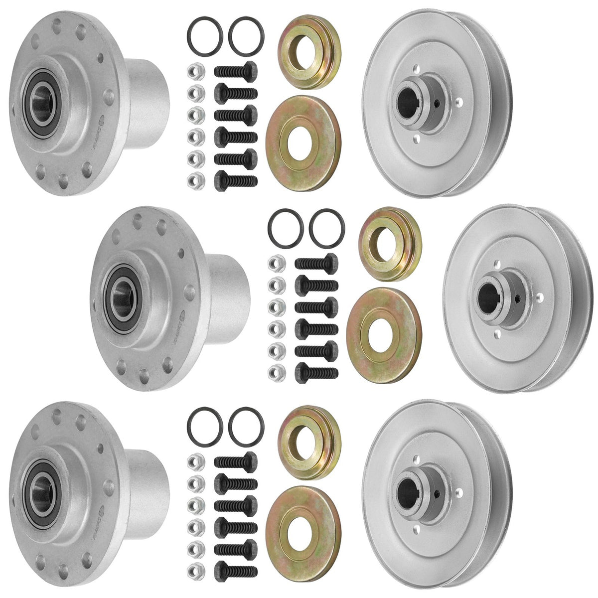 Deck Spindle and Pulley 48 Inch Replacement for Exmark Metro M Series (2008–2023)