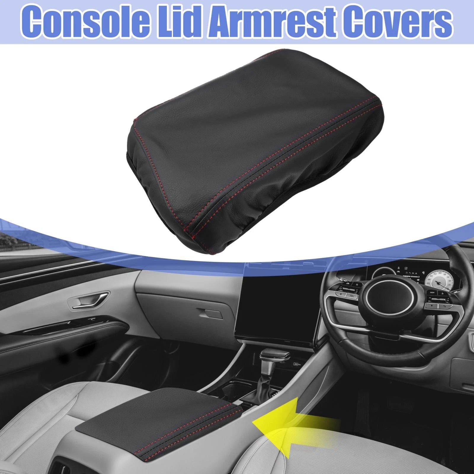 Center Console Armrest Protector Pad for Hyundai Elantra 2021–2022