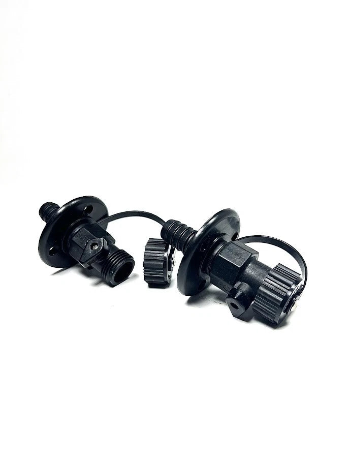2X Washdown Fitting with Shut-Off Valve for TH Marine (OEM)