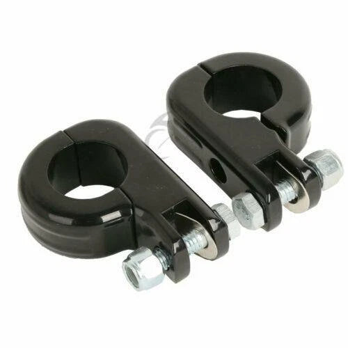 32mm Black Highway Engine Guard Bar Foot Pegs for Harley (Universal)