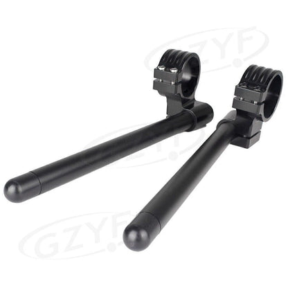 Clip On Handlebar for Motorcycle (51MM Fork Tube, Black/Silver/Gold)