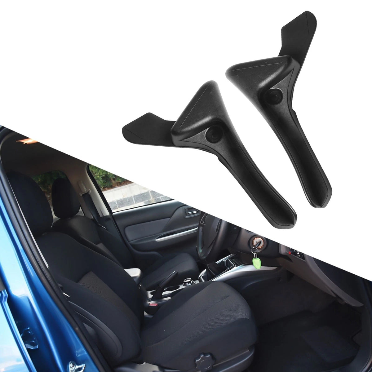 Pair of Front Seat Adjuster Handles for Mitsubishi Triton (2015–2014)