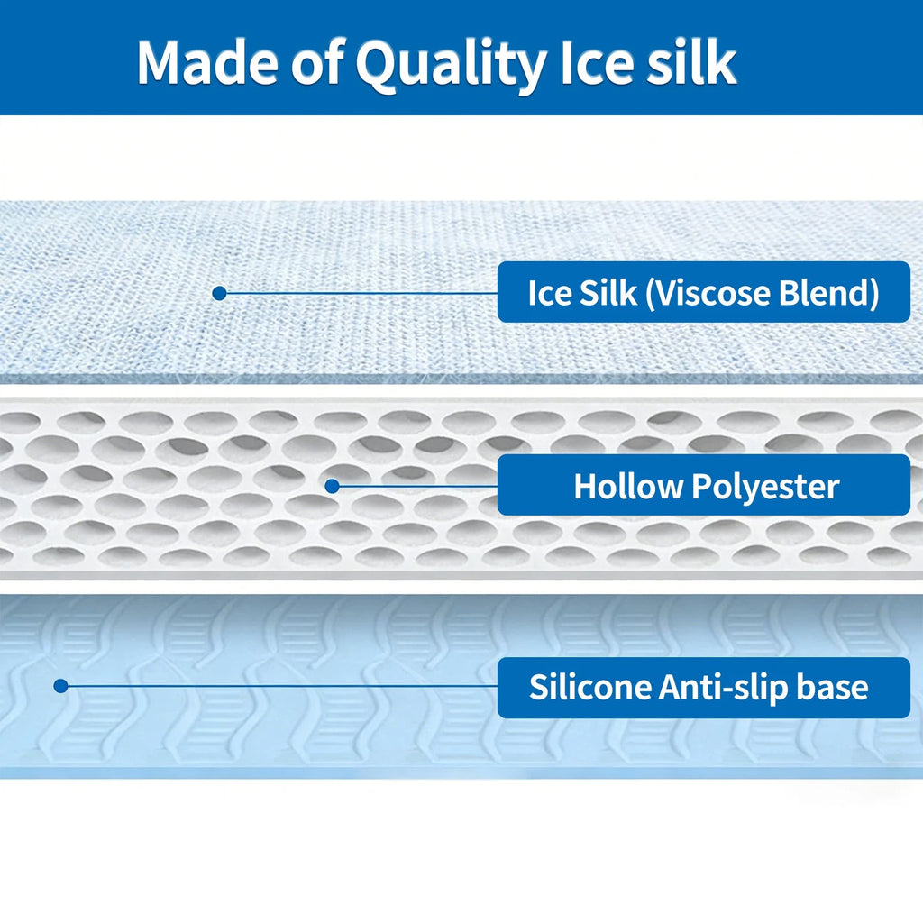 Back Seat Cover for - Ice Silk Cushion Mat Protector