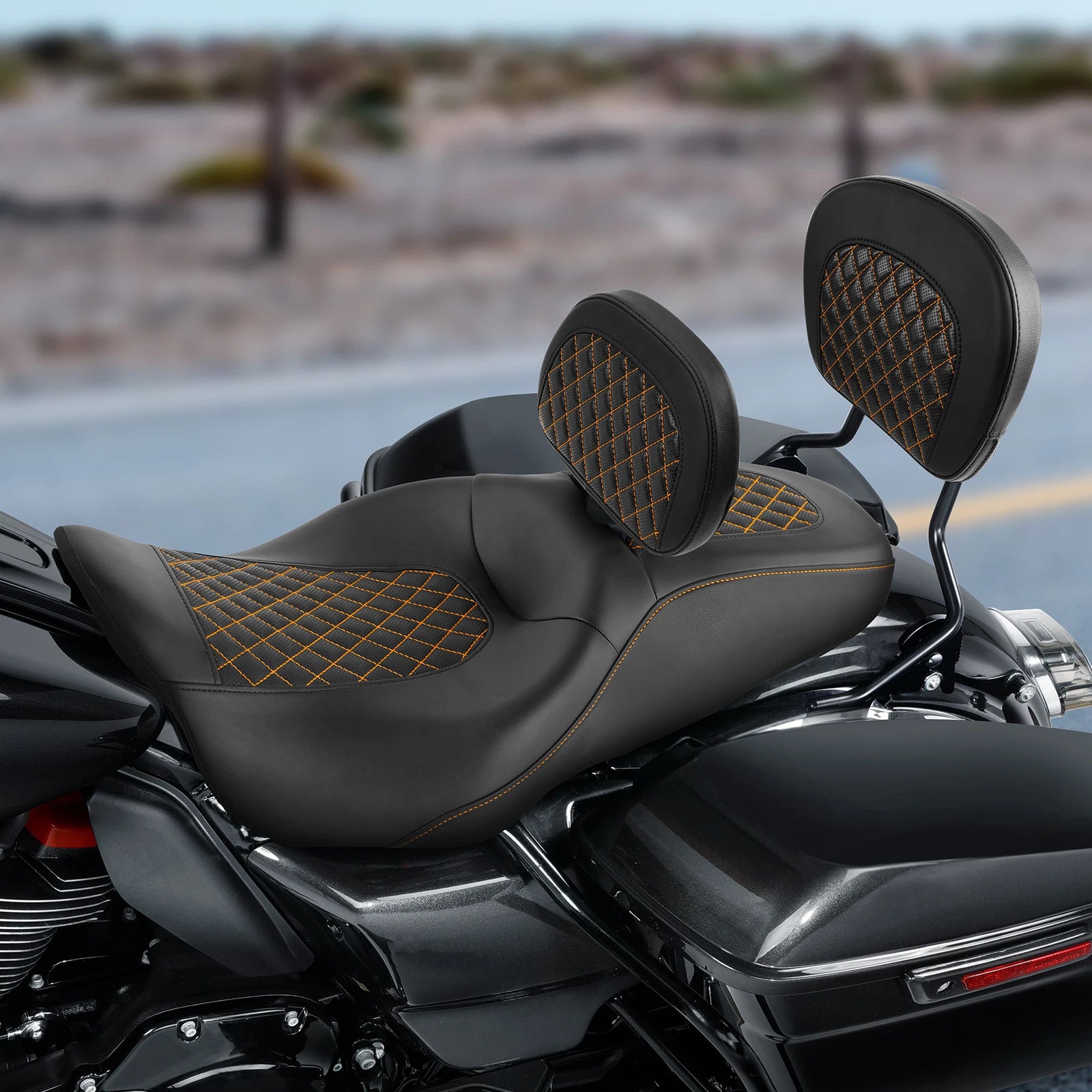 Seat Pad Backrest for Harley Street Road Glide (2009–2023)