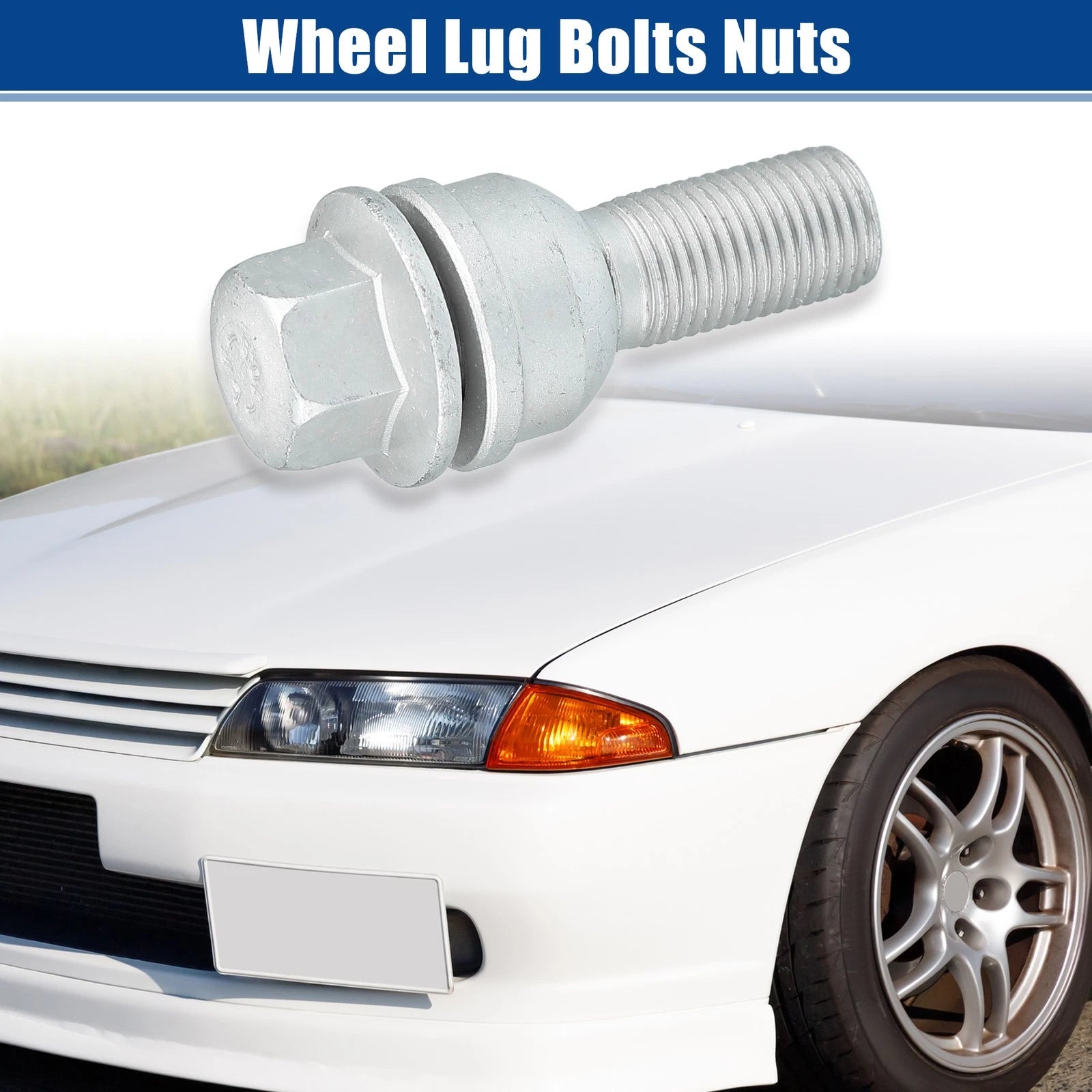 5Pc Wheel Lug Bolts Nuts M14x1.5 Replacement for Audi A8 Quattro (2011–2020)