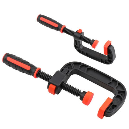 2X 2in 3in Engineering Plastic C Clamps for Fast Moving Screw Positioning Tool