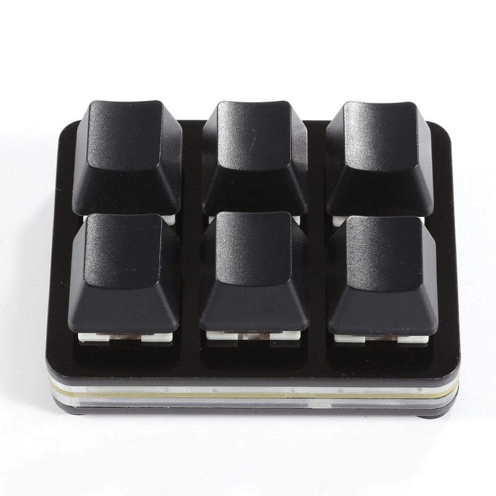 Compact 6 Key Mechanical Keyboard USB Wired RGB Programmable