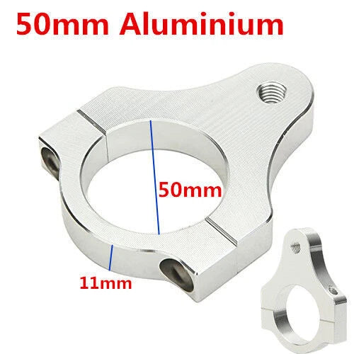 50mm CNC Aluminium Motorcycle Steering Damper Fork Frame Mounting Clamp Bracket