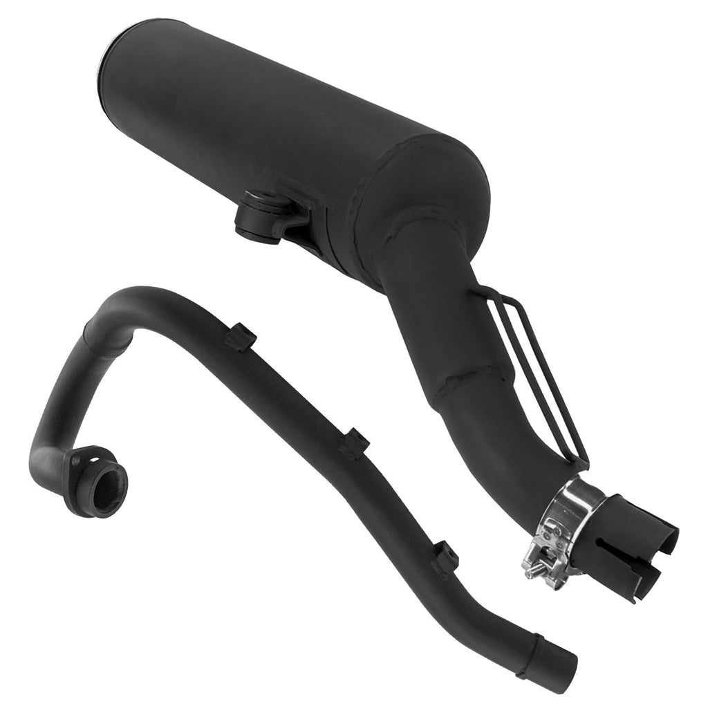 Caltric Exhaust Muffler and Pipe Replacement for Kawasaki KFX400 (2003–2006)