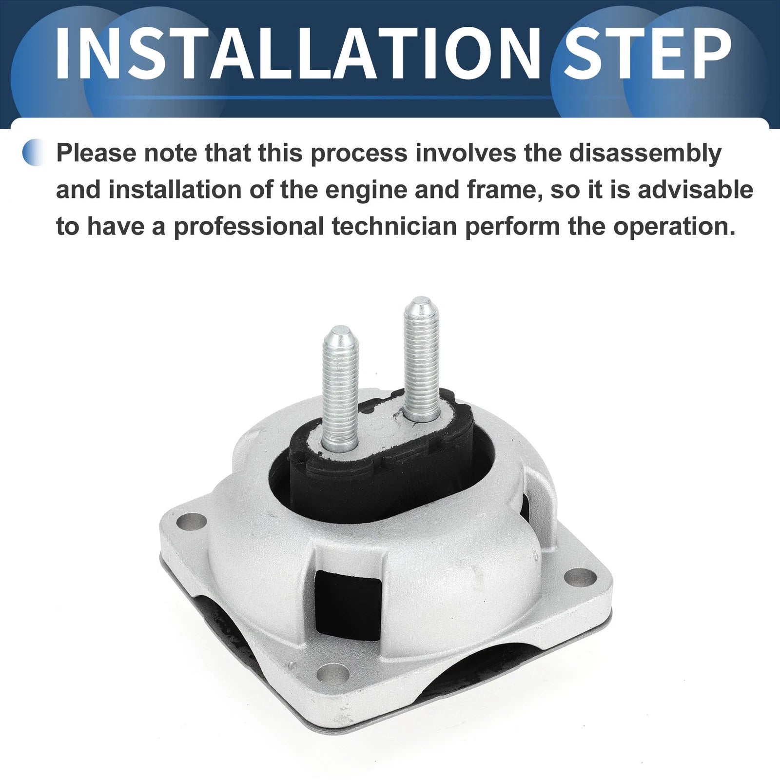 Engine Motor Mount Replacement for Mercedes-Benz GLE W166 (2015–2019)