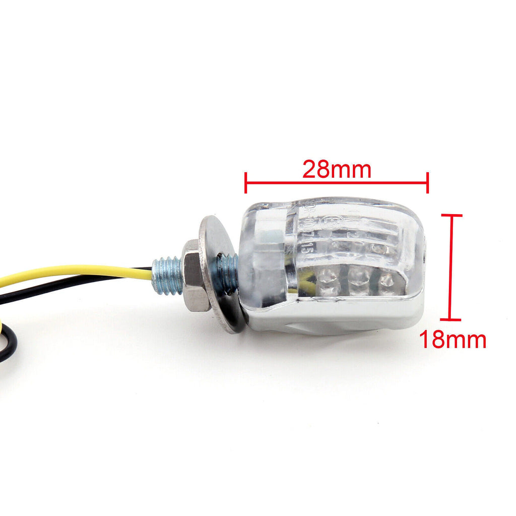 LED Chrome Indicators for Motorcycle (T9)