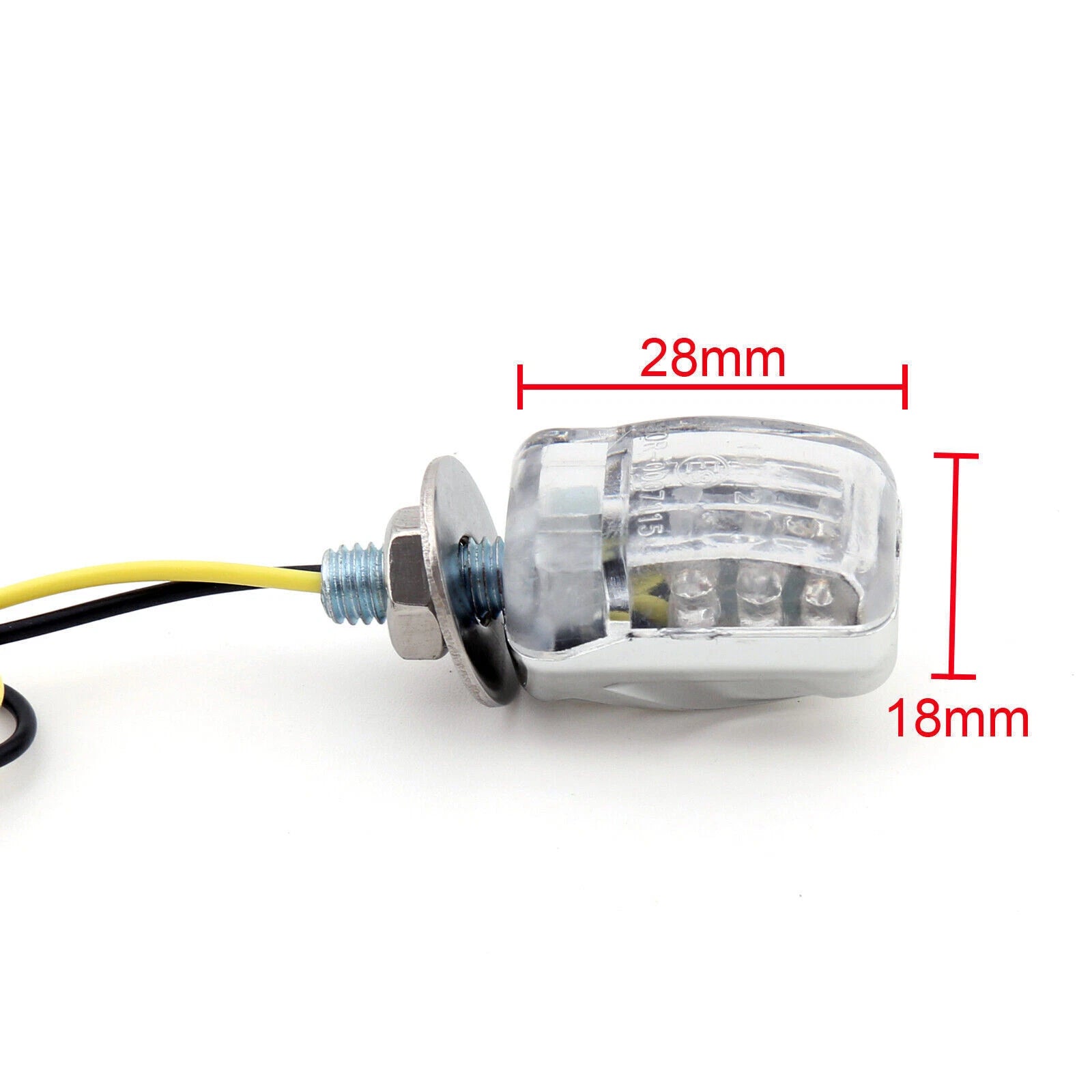 LED Chrome Indicators for Motorcycle (T9)