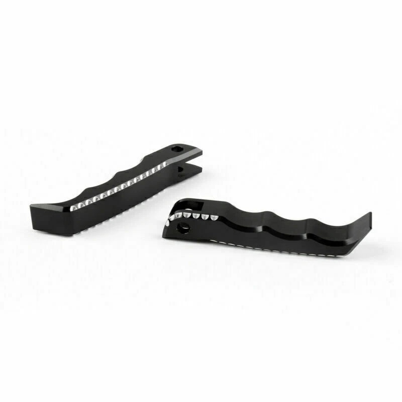 Front & Rear Footrest Foot Pegs for Suzuki GSXR 1300 Hayabusa (2008–2015) Black T9