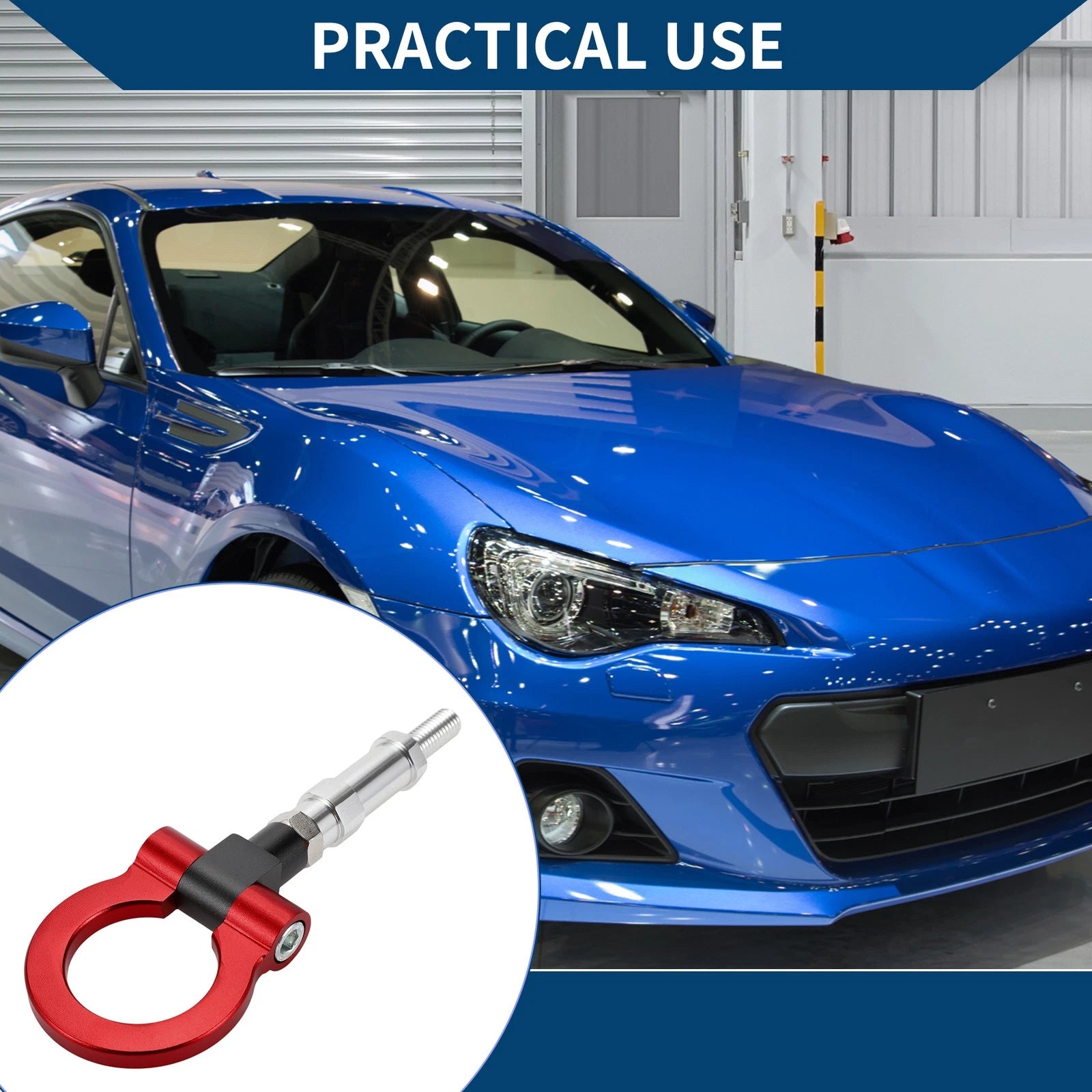 Metal Tow Hook Ring Replacement for Honda S2000 2000–2009