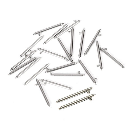 50x Stainless Steel Quick Release Watch Spring Bars for (16-24mm)